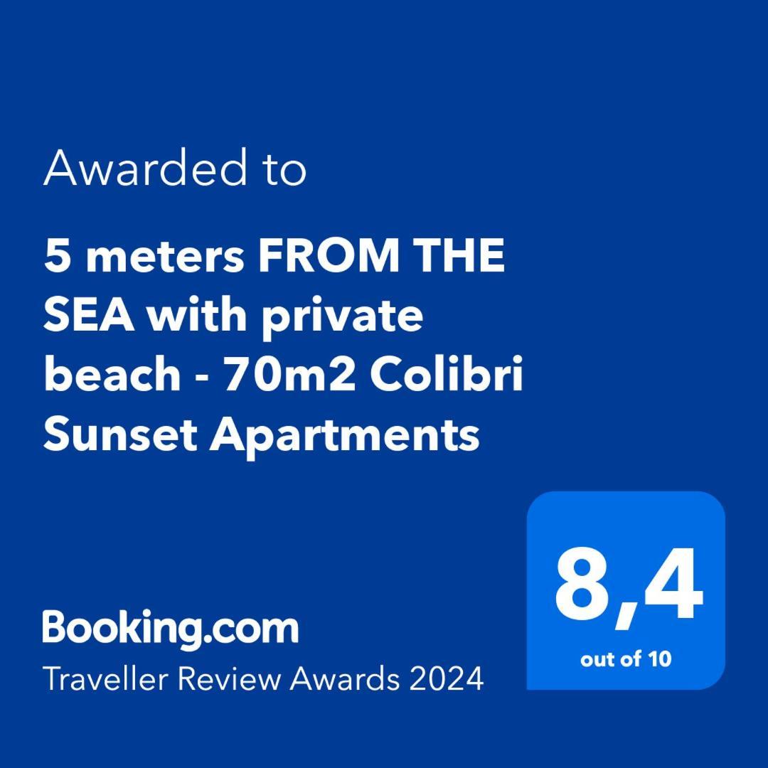 סבטי פטר 5 Meters From The Sea With Private Beach - 70M2 Colibri Sunset Apartments מראה חיצוני תמונה
